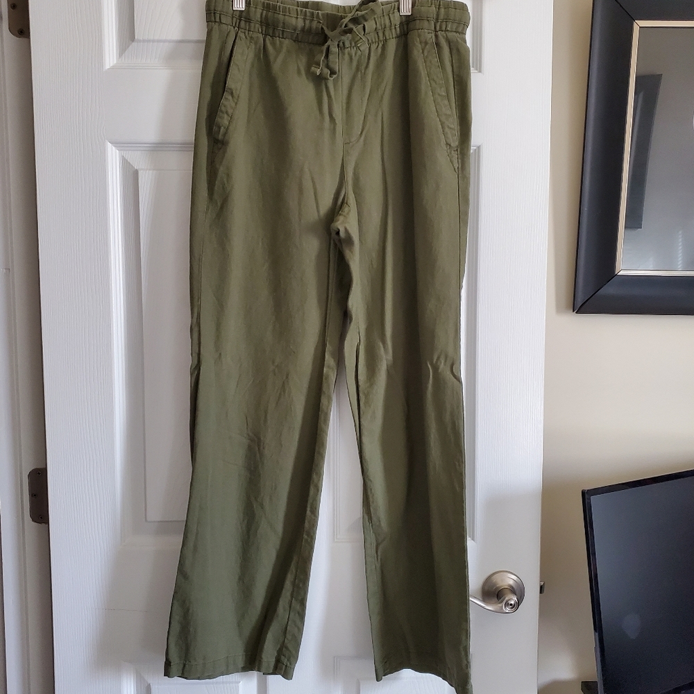 Olive green pants